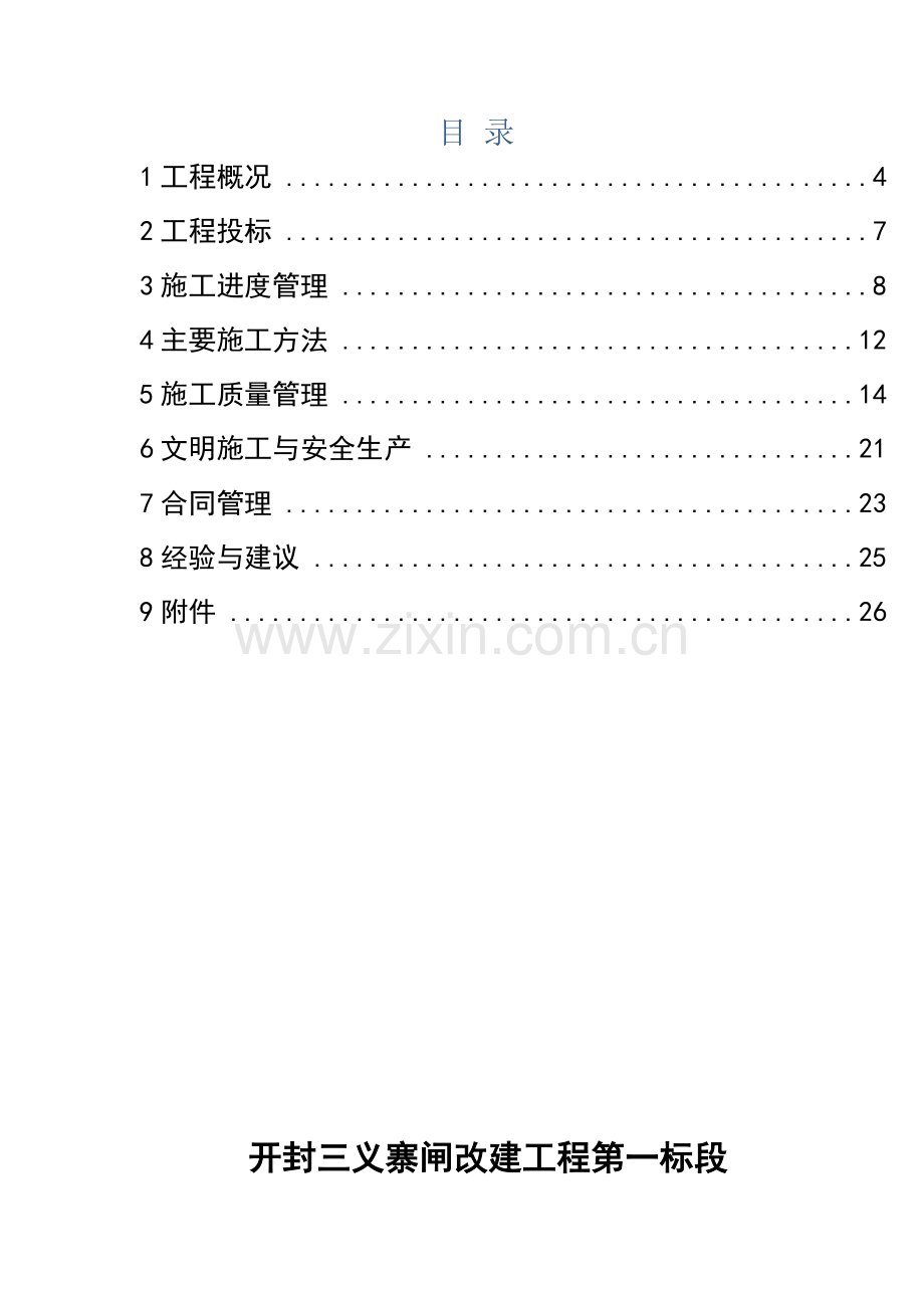 水利堤防单位工程验收施工管理报告.doc_第3页