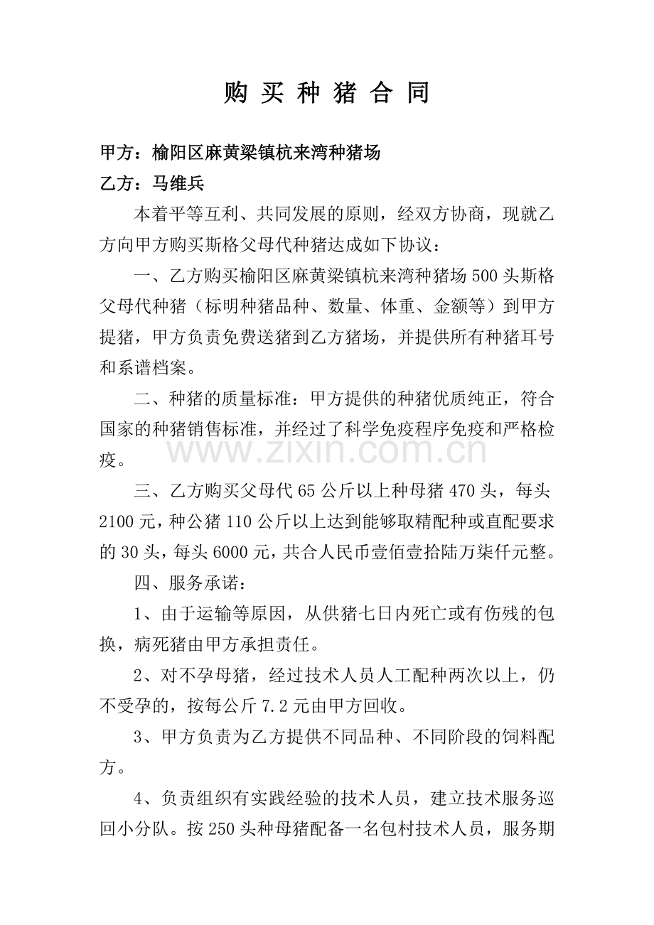 购买种猪合同.doc_第1页