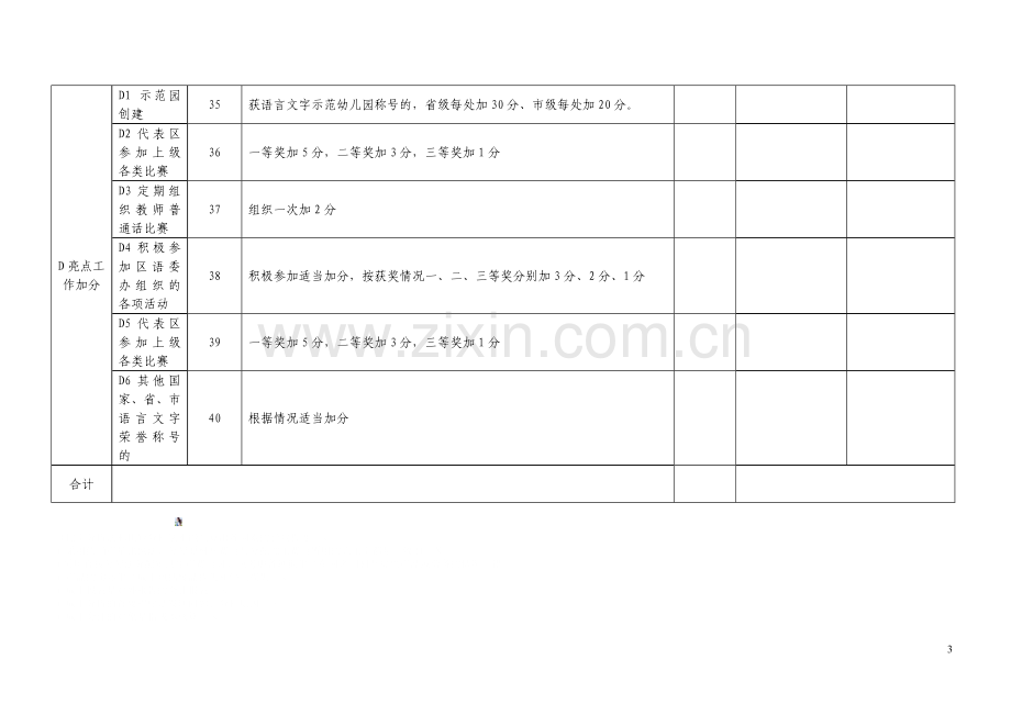 幼儿园语言文字工作考核细则.doc_第3页