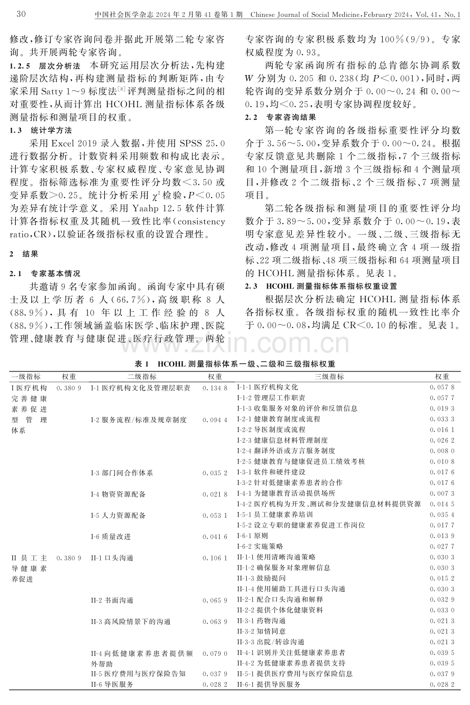 医疗机构健康素养测量指标体系的构建研究.pdf_第3页