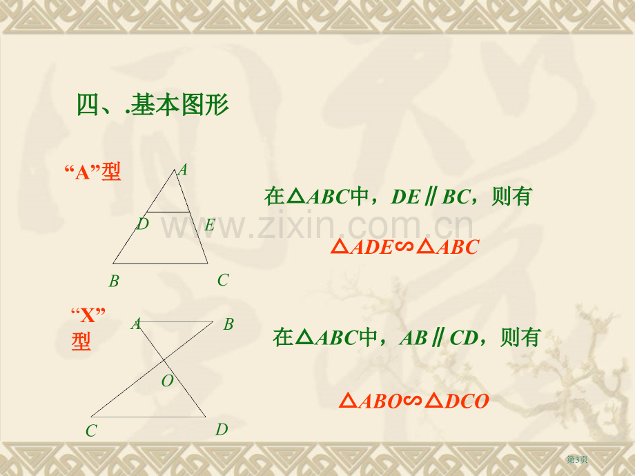 数学图形的相似复习苏科版八年级下省公共课一等奖全国赛课获奖课件.pptx_第3页