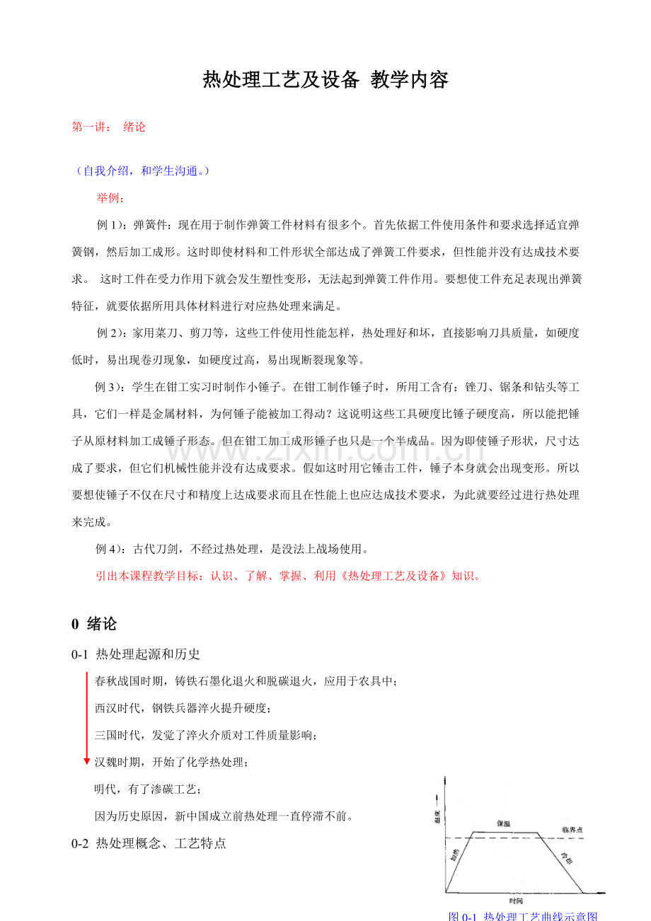 热处理工艺及设备讲义模板.doc_第1页