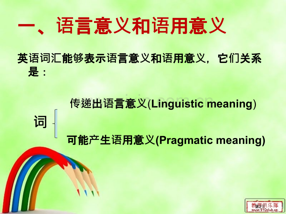 英语词汇学词的语用意义省公共课一等奖全国赛课获奖课件.pptx_第2页