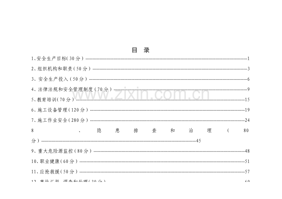 水利水电施工企业安全生产标准化评审标准试行模板.doc_第2页