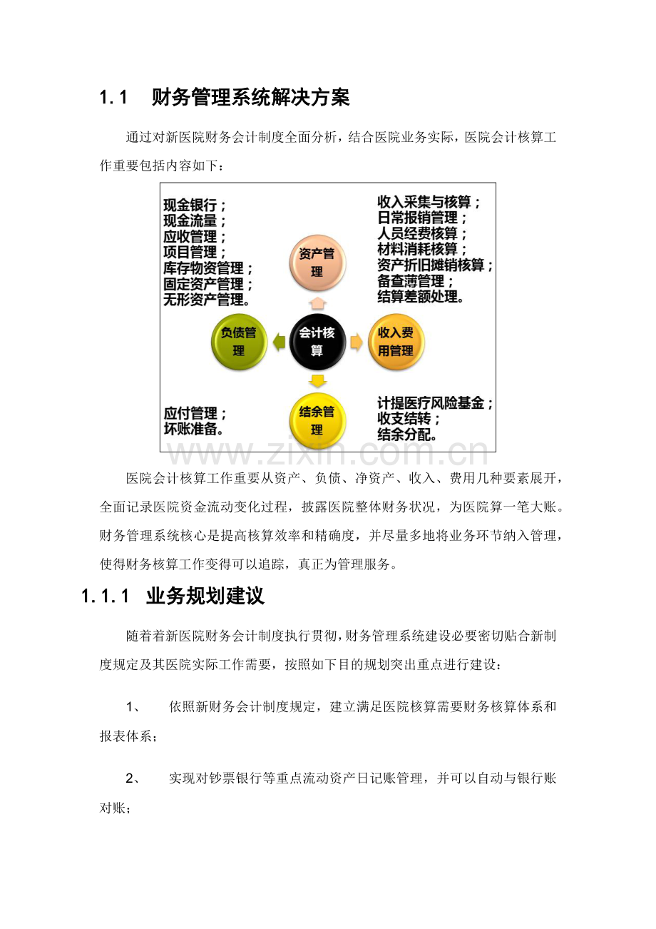 财务标准管理系统专项方案.doc_第1页