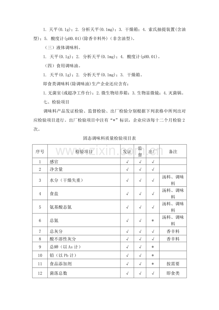 试论调味料产品生产许可证审查细则样本.doc_第3页