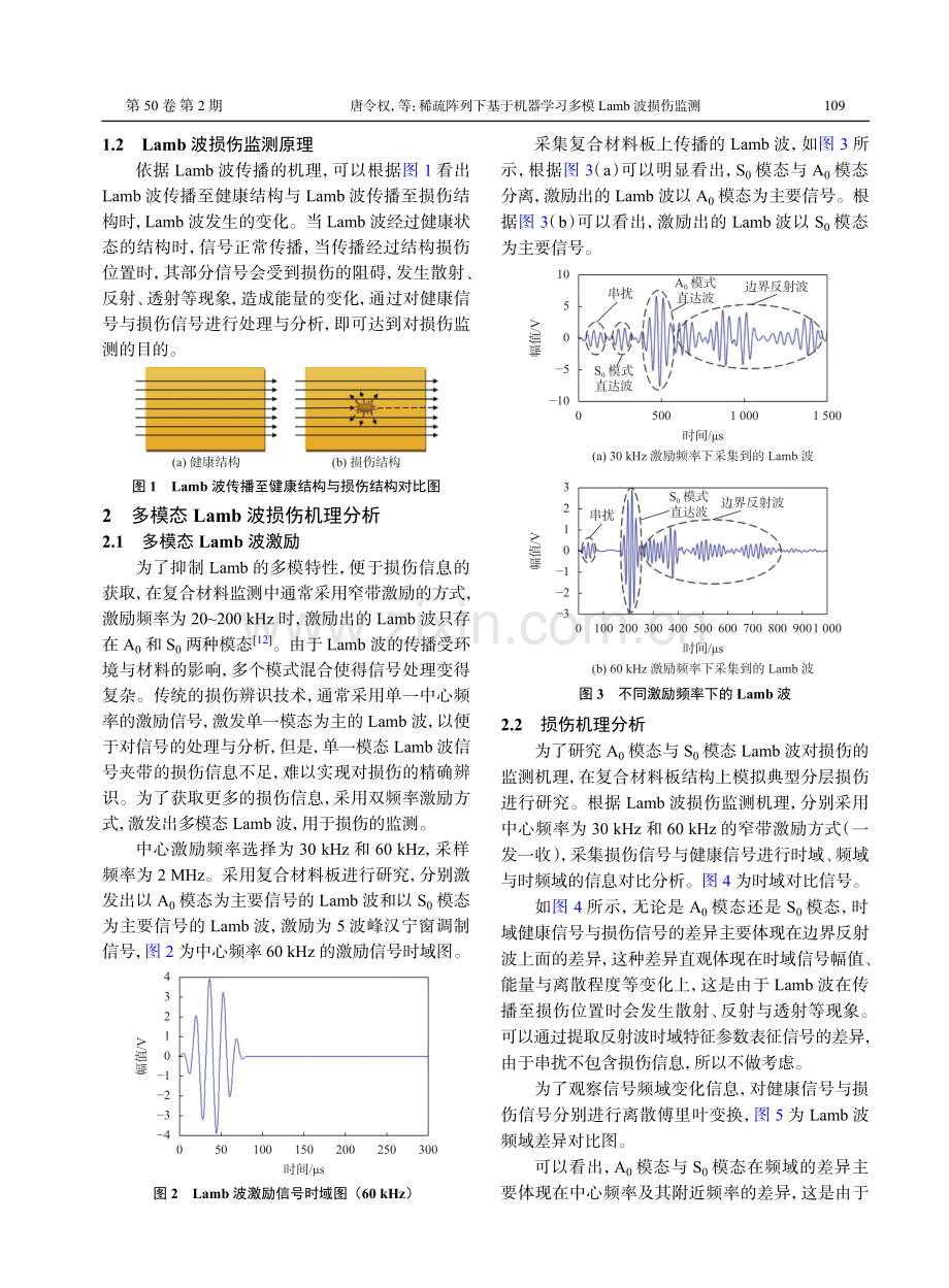 稀疏阵列下基于机器学习多模Lamb波损伤监测.pdf_第3页