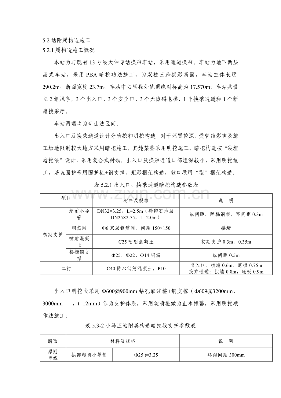 车站附属结构综合项目施工专项方案.doc_第1页