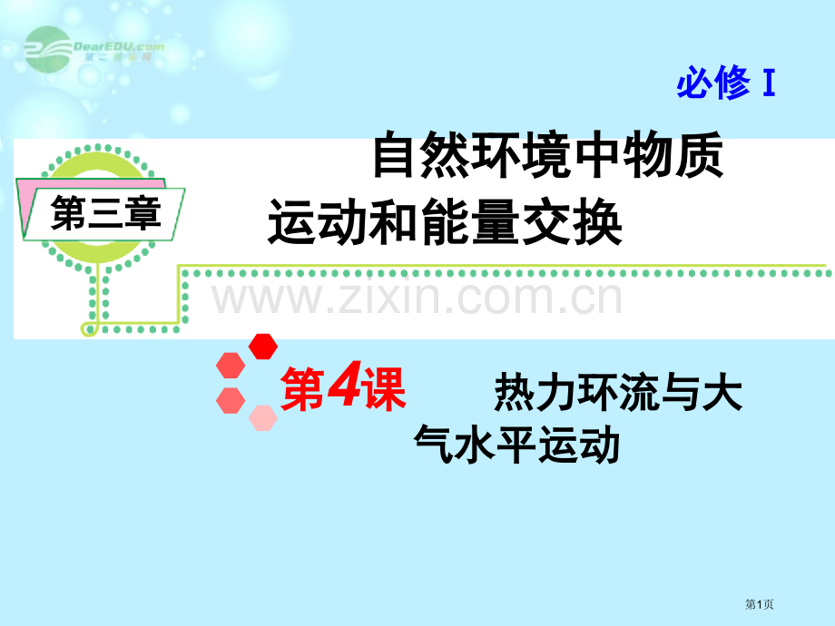 届高考地理一轮复习热力环流与大气的水平运动新人教版必修省公共课一等奖全国赛课获奖课件.pptx_第1页