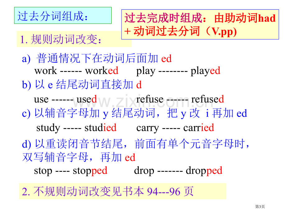 英语过去时专题教育课件省公共课一等奖全国赛课获奖课件.pptx_第3页