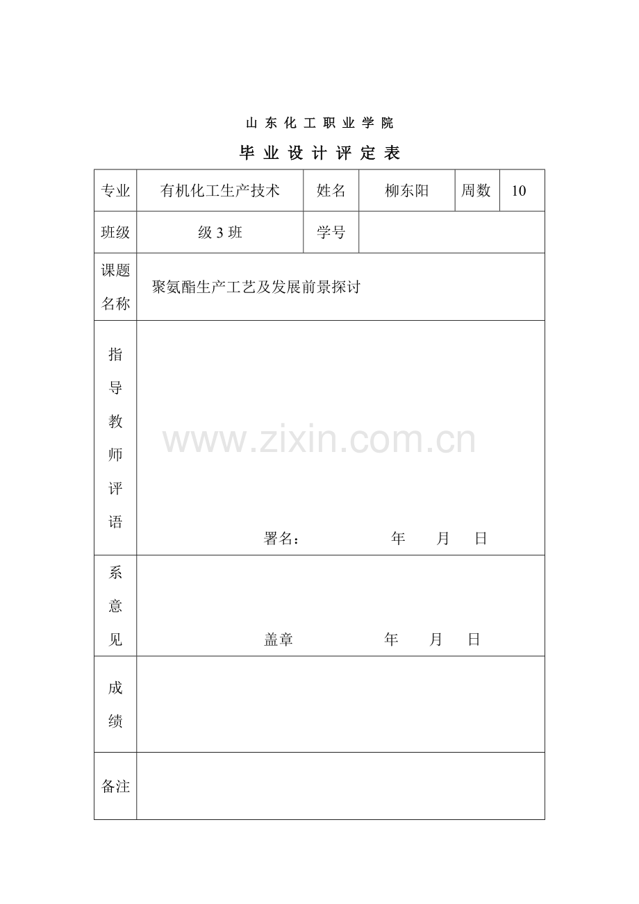 聚氨酯的生产工艺及发展前景探讨模板.doc_第2页