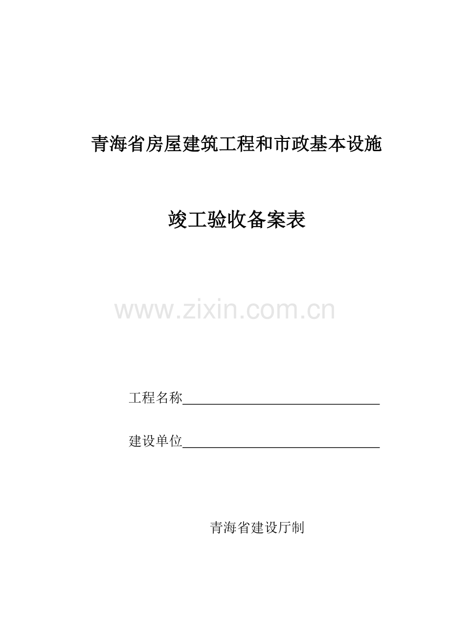 综合项目工程竣工项目验收备案申请说明表.doc_第2页