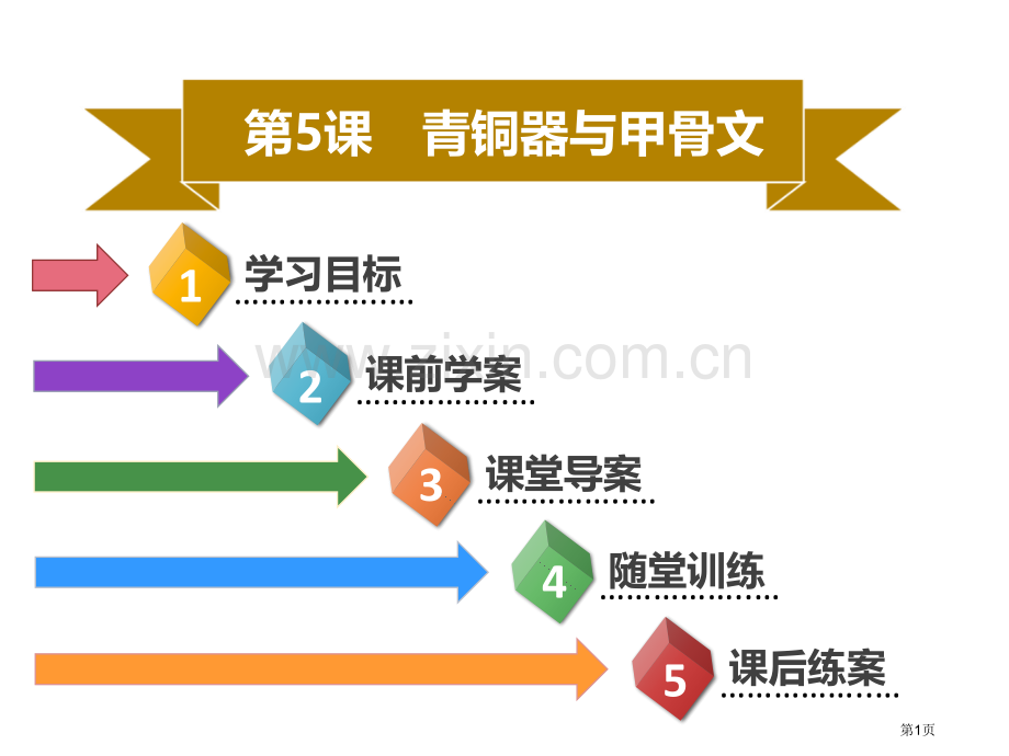 七年级历史上册第二单元夏商周时期：早期国家的产生与社会变革第5课青铜器与甲骨文同步讲义含新题市公开课.pptx_第1页