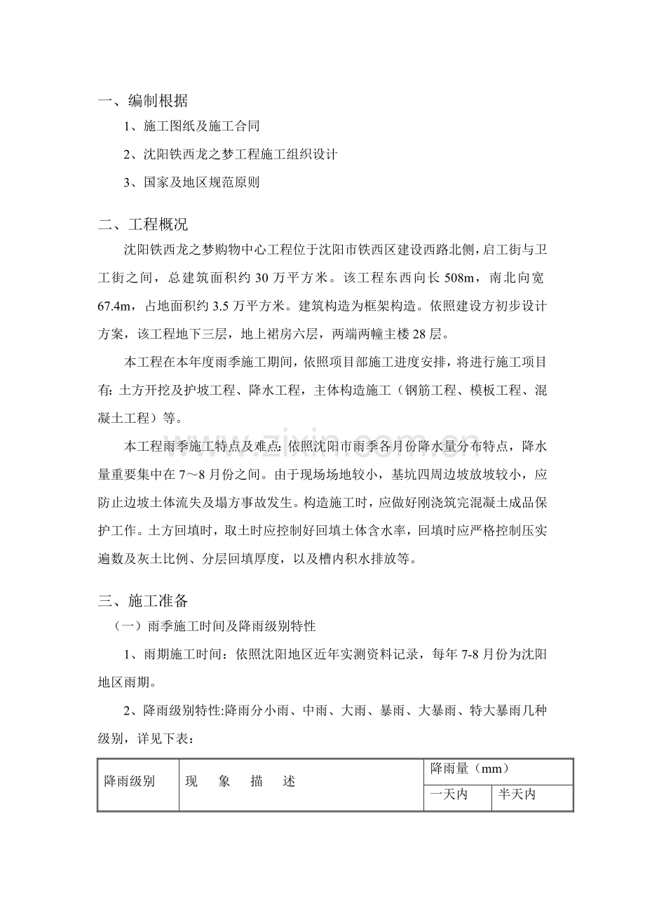 雨季专项综合项目施工专项方案.doc_第1页