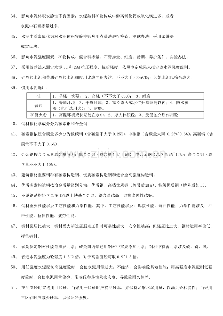 一级建造师建筑工程综合项目工程实务知识点汇总.doc_第3页