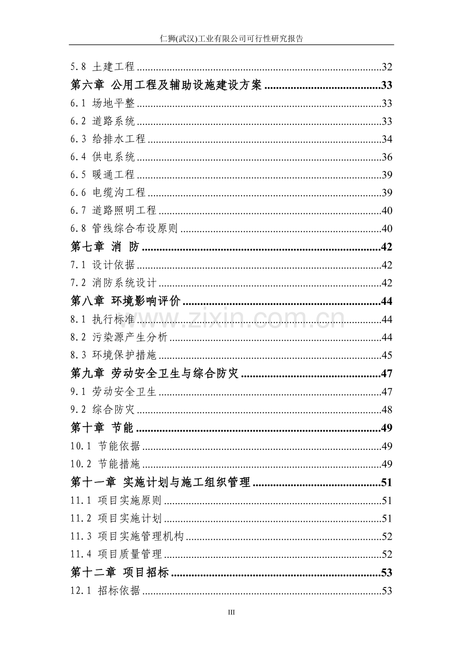 仁狮武汉工业有限公司可行性研究报告.doc_第3页