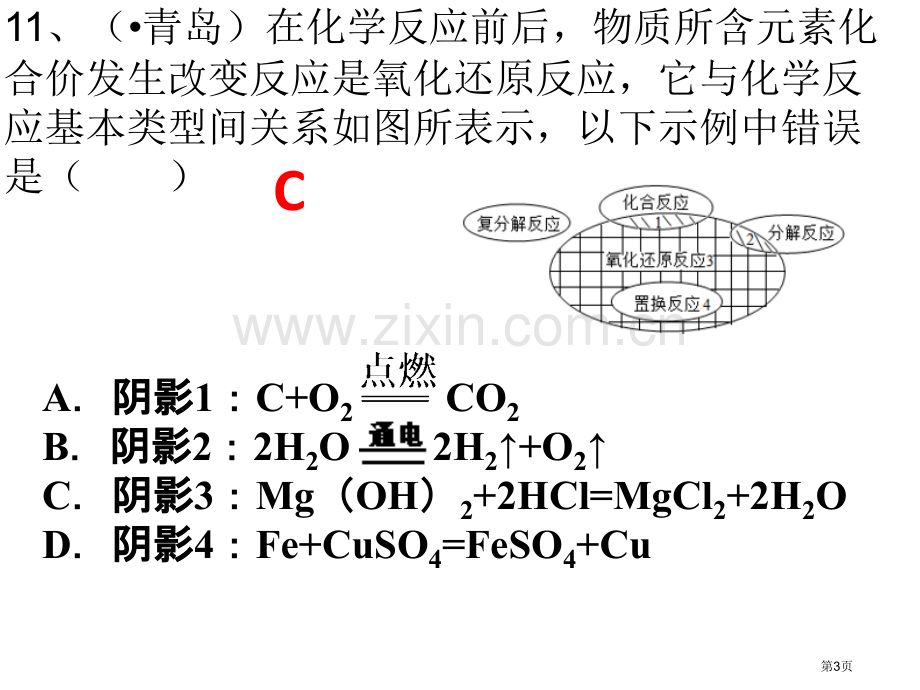 汕头如图所示微观变化的化学反应类型与下列市公开课一等奖百校联赛特等奖课件.pptx_第3页