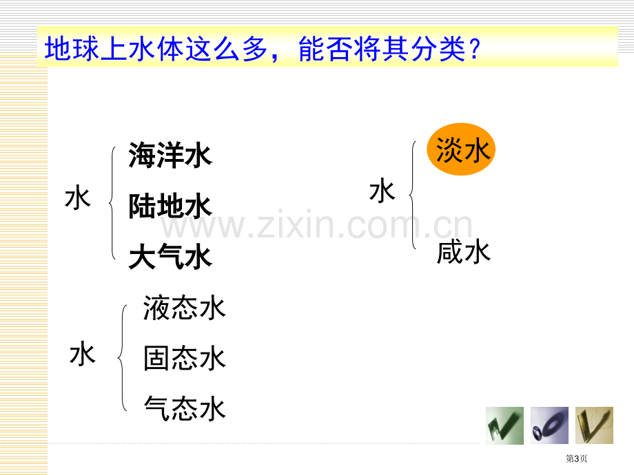 浙教版新八年级上地球上的水省公开课一等奖新名师优质课比赛一等奖课件.pptx_第3页