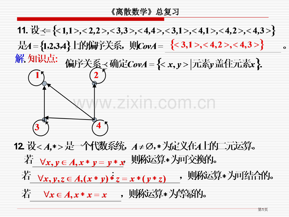 离散数学总复习省公共课一等奖全国赛课获奖课件.pptx_第1页