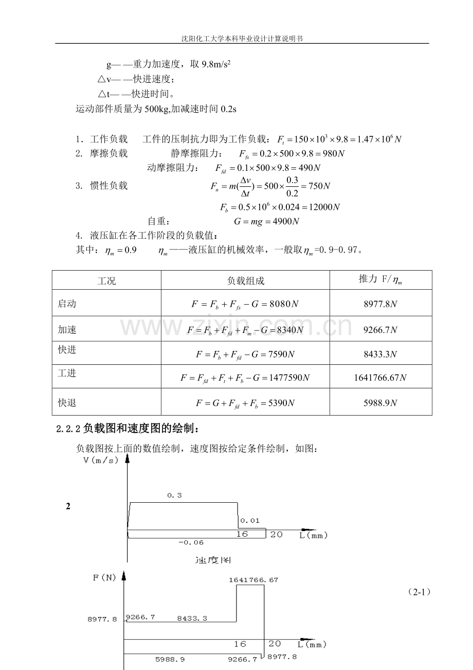 150t四柱液压机液压系统设计-毕设论文.doc_第3页