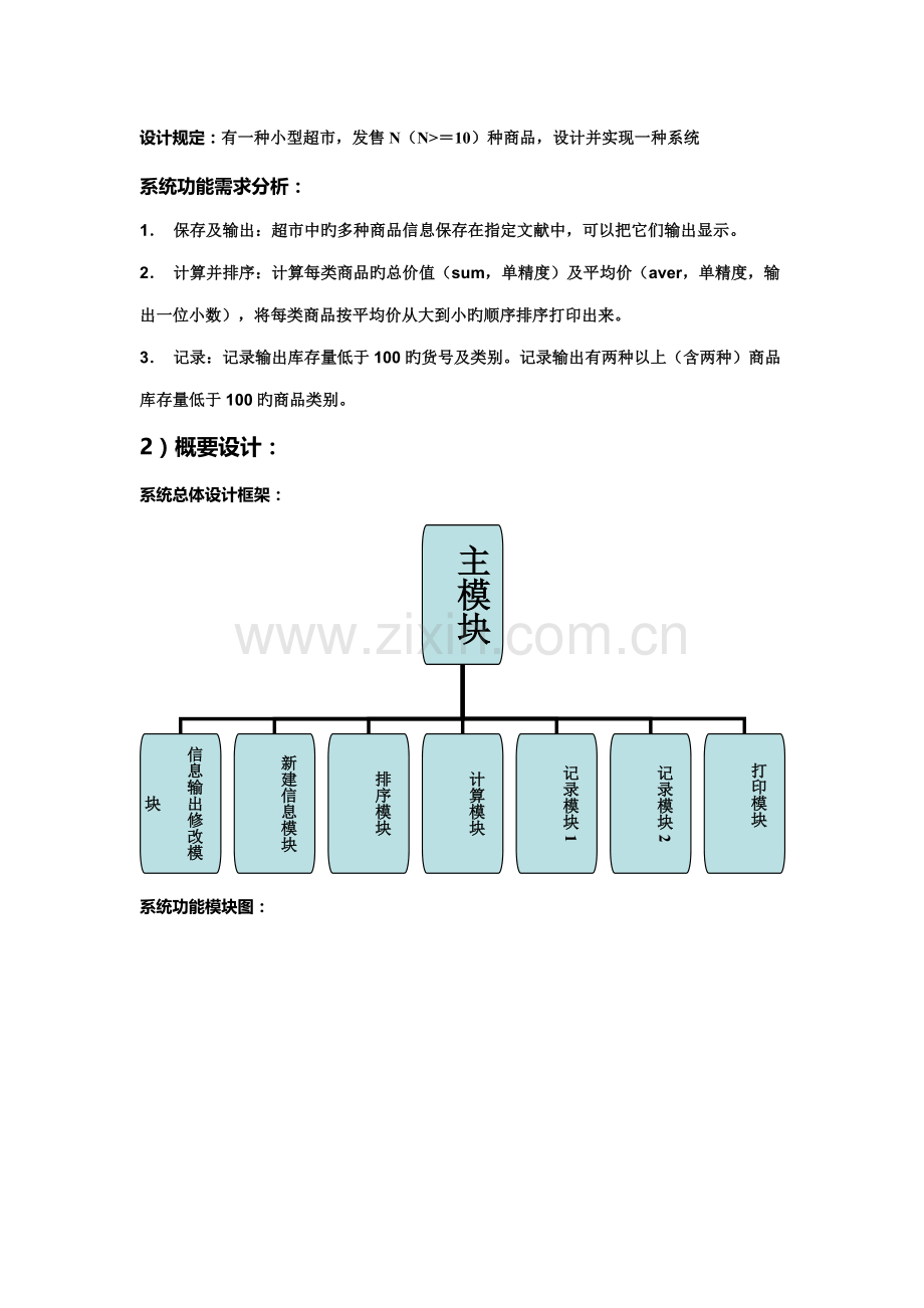 C语言程序设计超市基础管理系统.docx_第2页