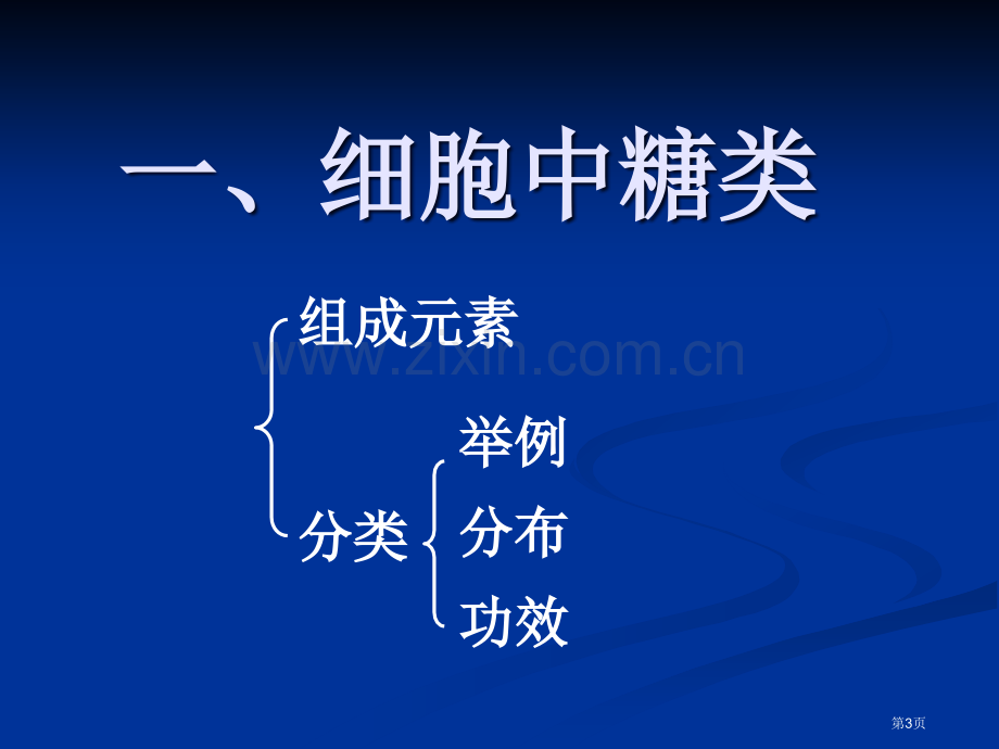 人教版教学细胞中的糖类和脂质共31张PPT省公共课一等奖全国赛课获奖课件.pptx_第3页