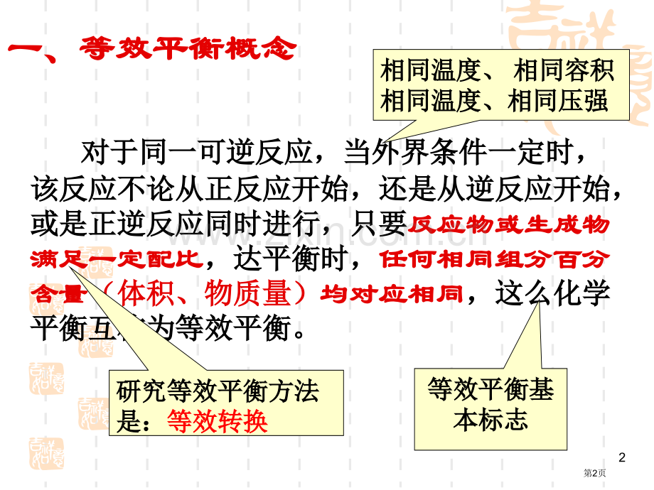 高中化学等效平衡省公共课一等奖全国赛课获奖课件.pptx_第2页