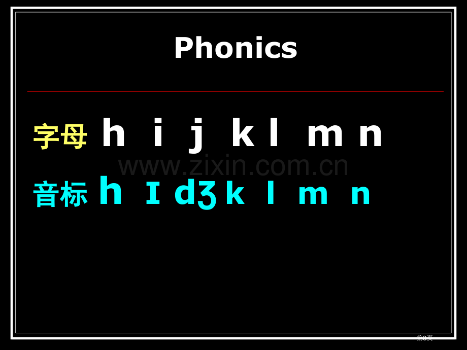 自然拼读字母教学省公共课一等奖全国赛课获奖课件.pptx_第3页