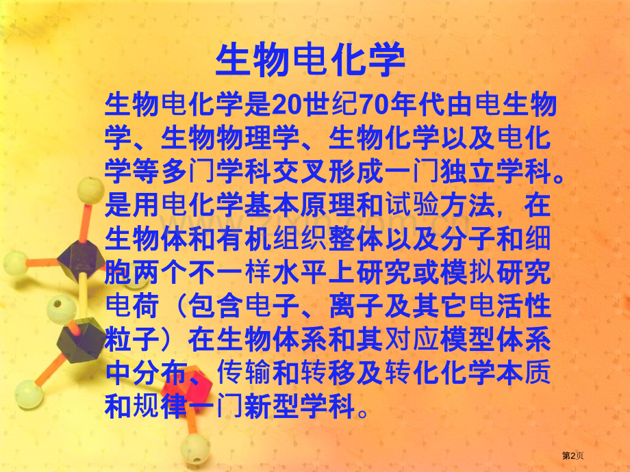 生物电化学主题知识讲座省公共课一等奖全国赛课获奖课件.pptx_第2页