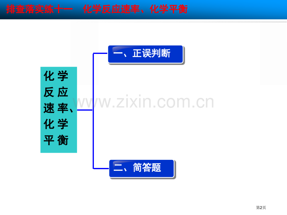 排查落实练十一化学反应速率化学平衡市公开课一等奖百校联赛特等奖课件.pptx_第2页