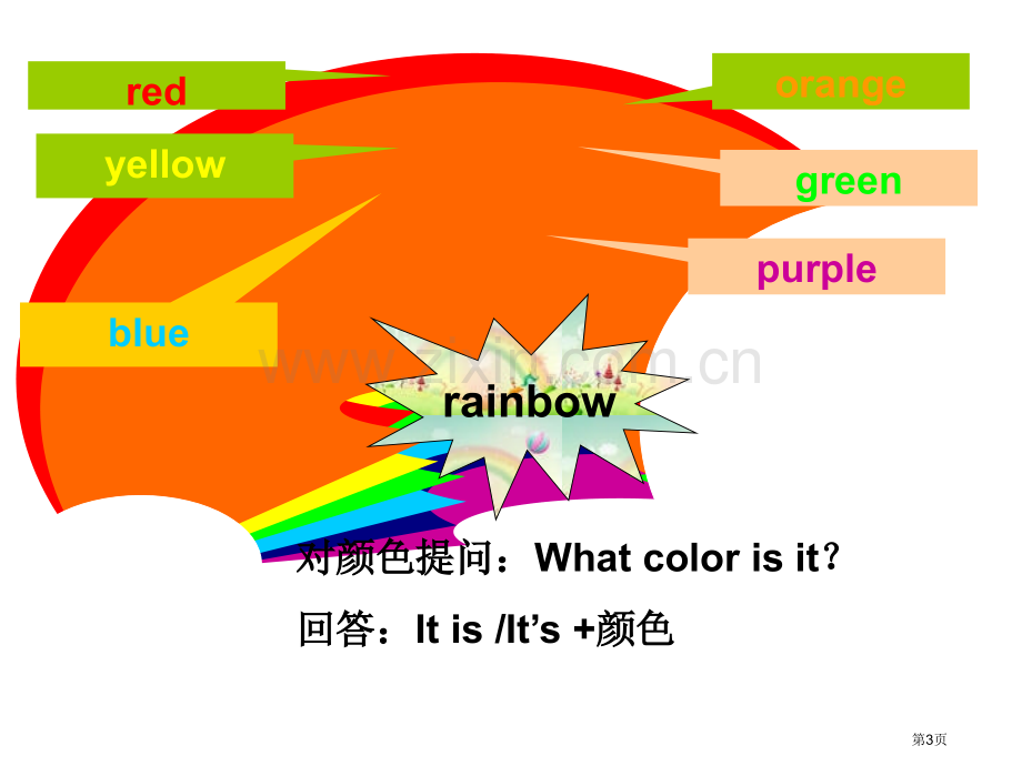 英语颜色专题知识省公共课一等奖全国赛课获奖课件.pptx_第3页