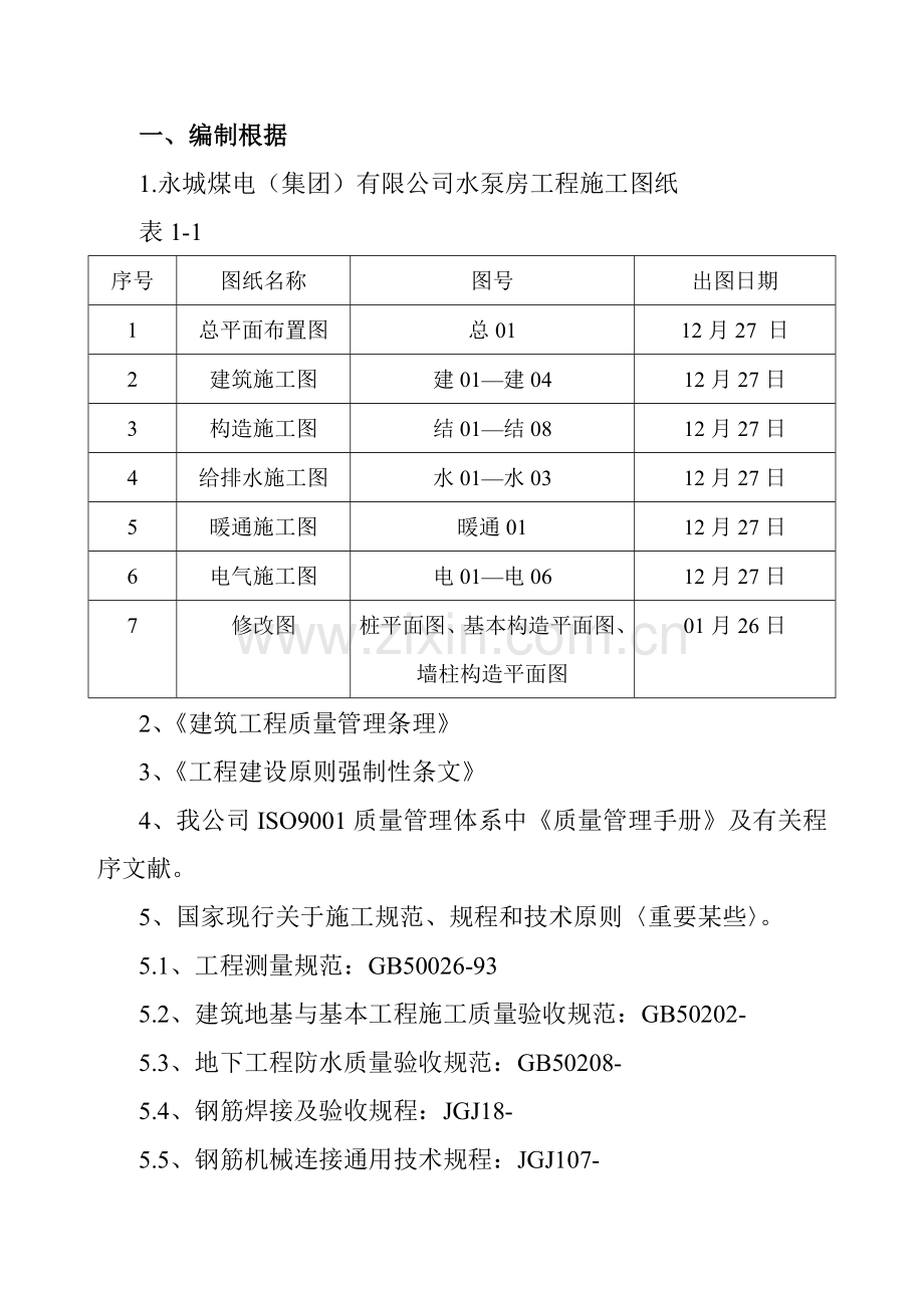 消防水池综合项目施工组织设计.doc_第1页