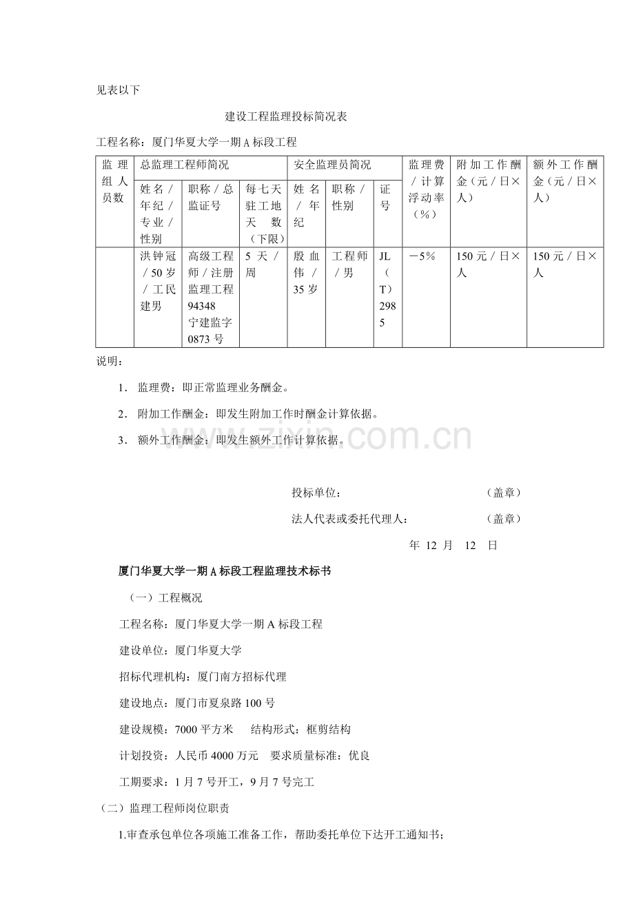 监理投标文件模板.doc_第3页