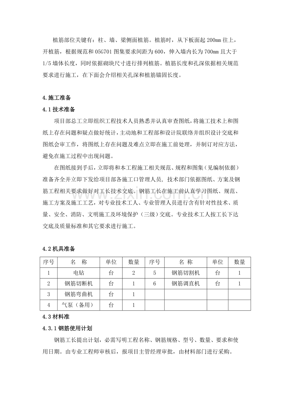 混凝土植筋综合标准施工专业方案.docx_第3页