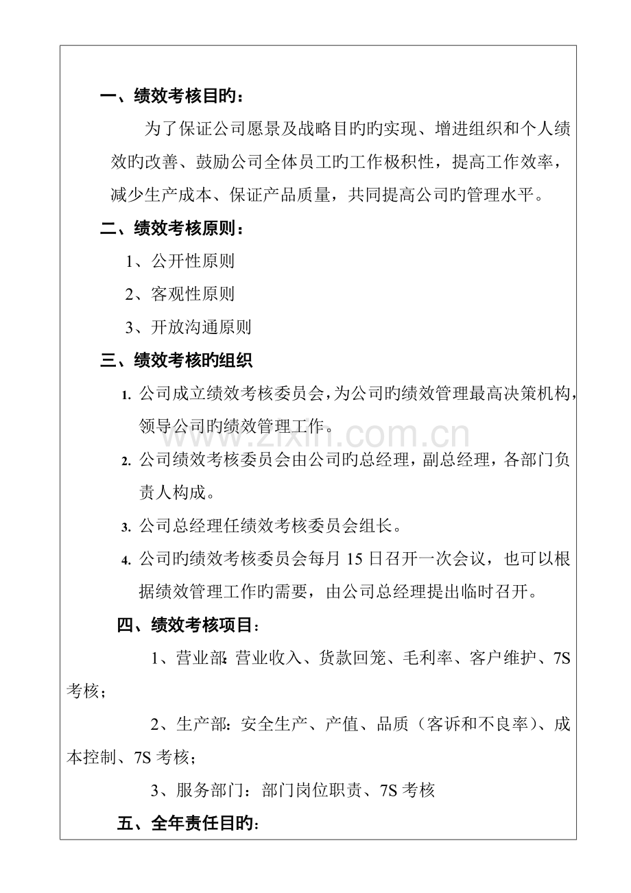 公司绩效考评新版制度模板.docx_第2页