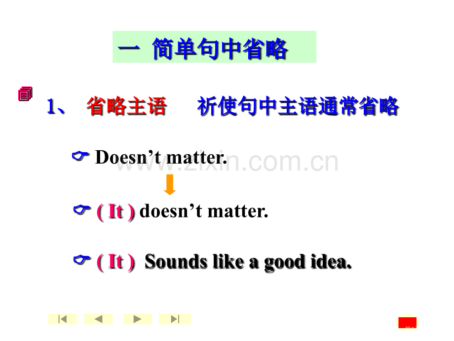 高中英语省略句精讲精解省公共课一等奖全国赛课获奖课件.pptx_第3页