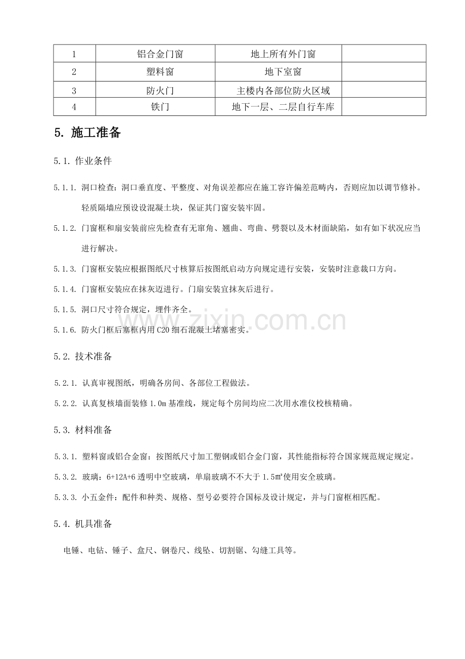 门窗综合项目工程综合项目施工专项方案.doc_第2页