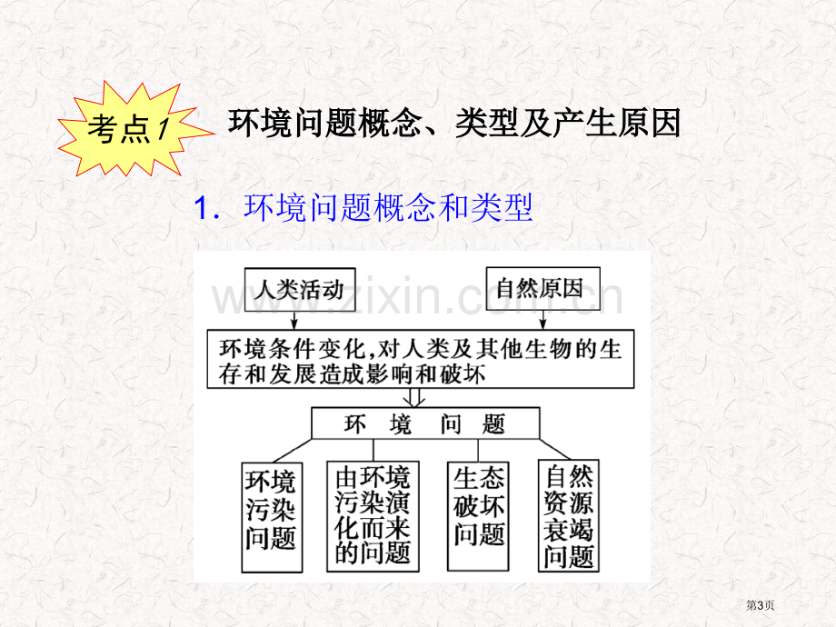 高考地理一轮复习必修2人类面临的主要环境问题湘教版湖南专用省公共课一等奖全国赛课获奖课件.pptx_第3页