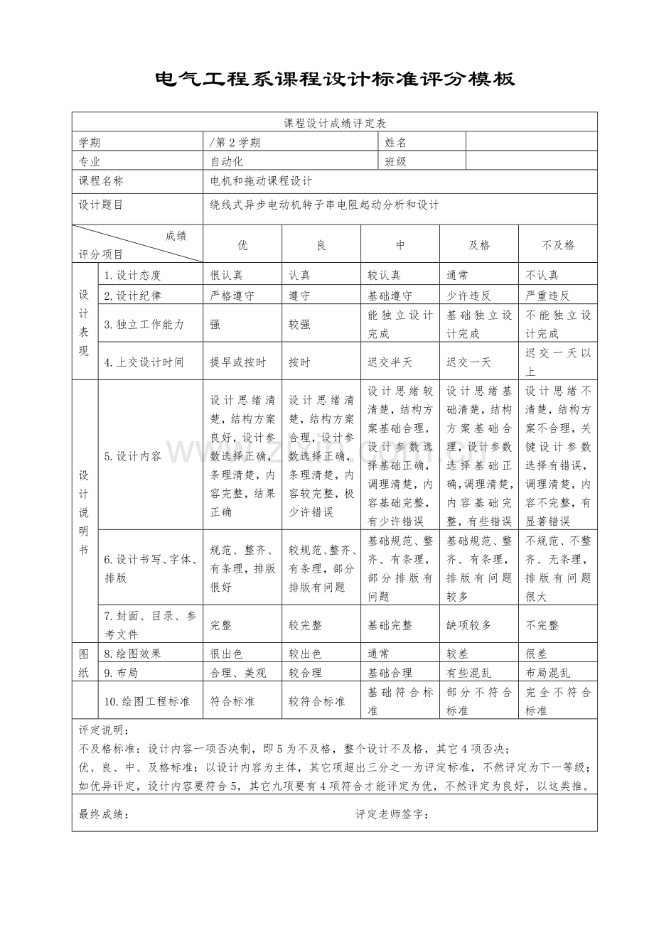 电机与拖动专业课程设计.doc_第2页