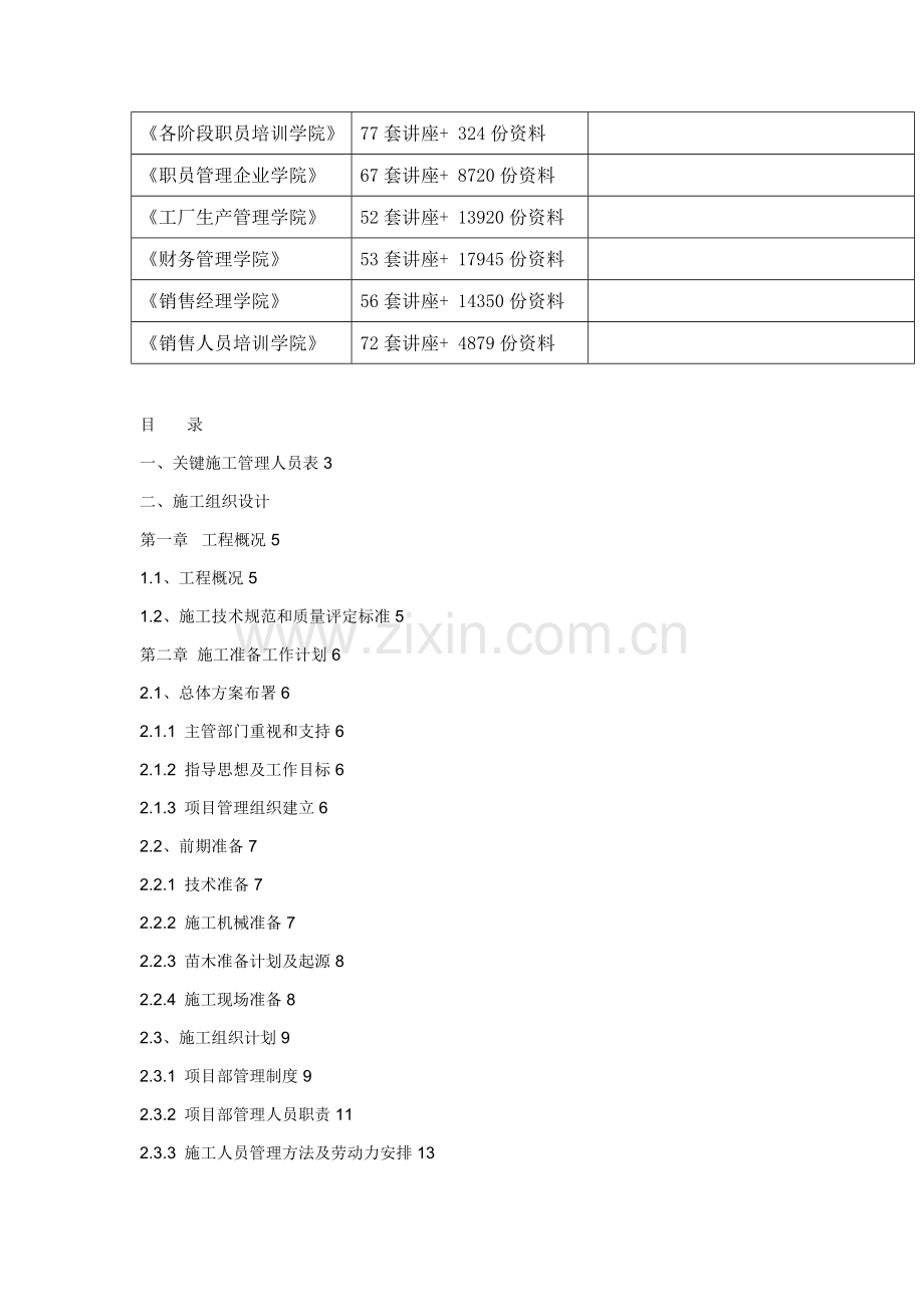 绿化施工组织设计概要样本.doc_第2页