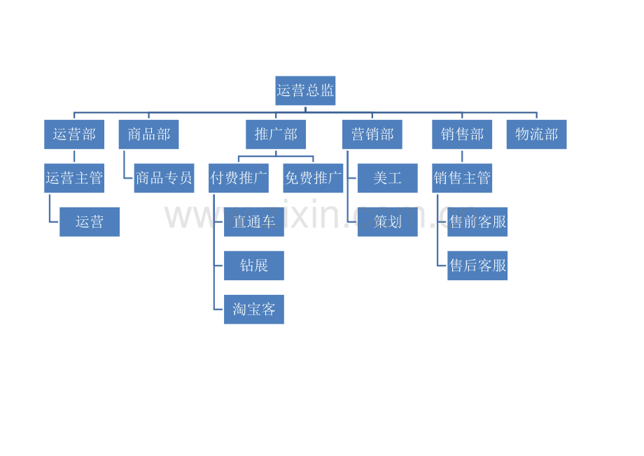 电子商务运营部企业组织结构及岗位职能职责.docx_第2页