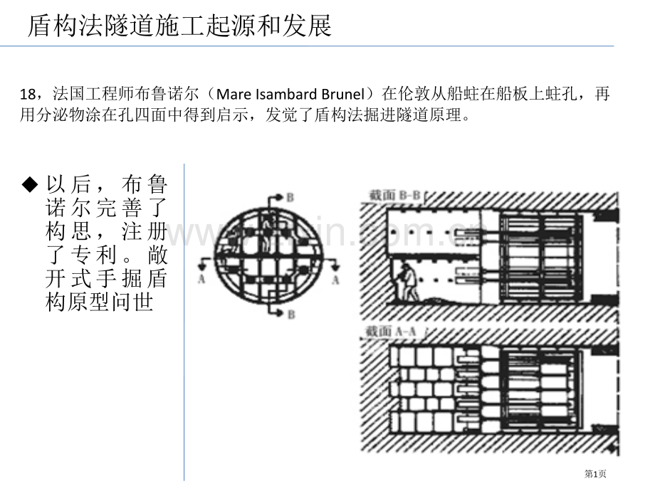 盾构法发展历史省公共课一等奖全国赛课获奖课件.pptx_第1页