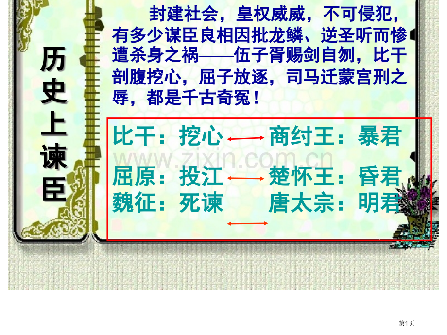 A邹忌讽齐王纳谏课用省公共课一等奖全国赛课获奖课件.pptx_第1页