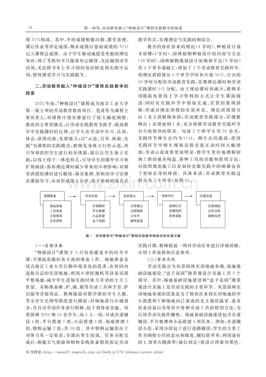 劳动教育融入“种植设计”课程实践教学的探索.pdf_第2页