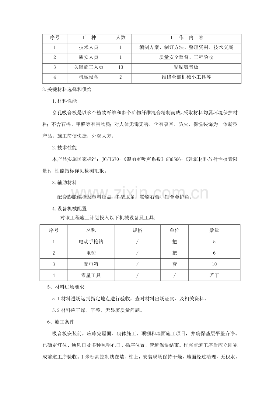 机房吸音板安装工程施工方案探析样本.doc_第3页