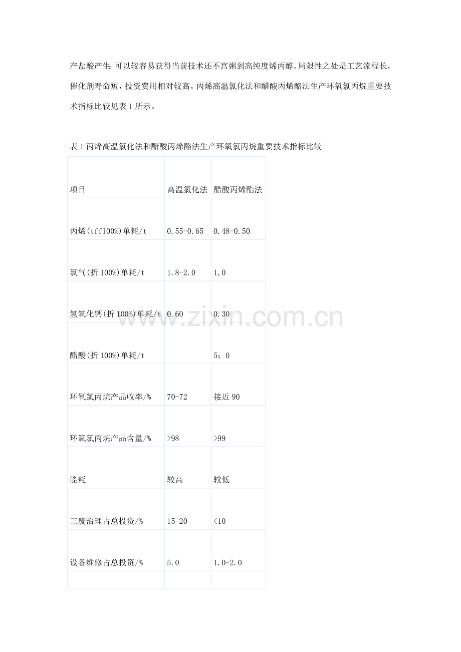 环氧氯丙烷的生产关键技术.doc_第3页