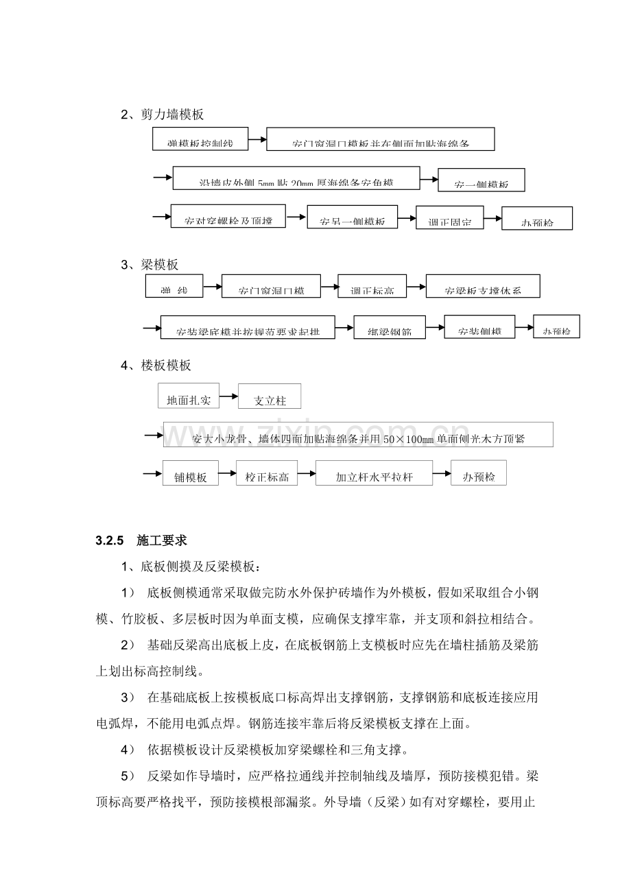 模板综合项目工程综合项目施工作业指导说明书.doc_第3页