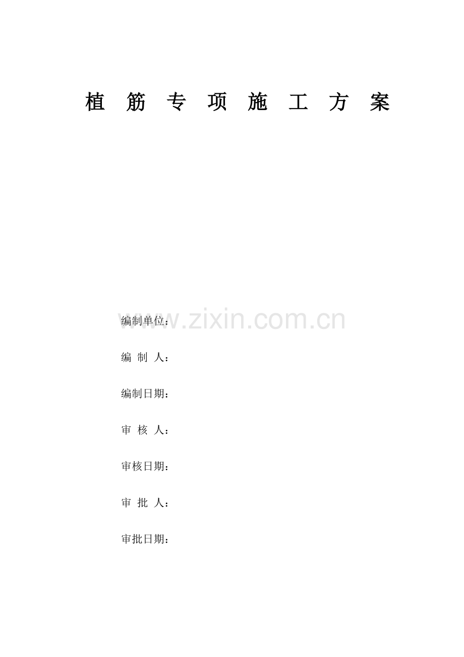 植筋专项综合项目施工专项方案.doc_第1页