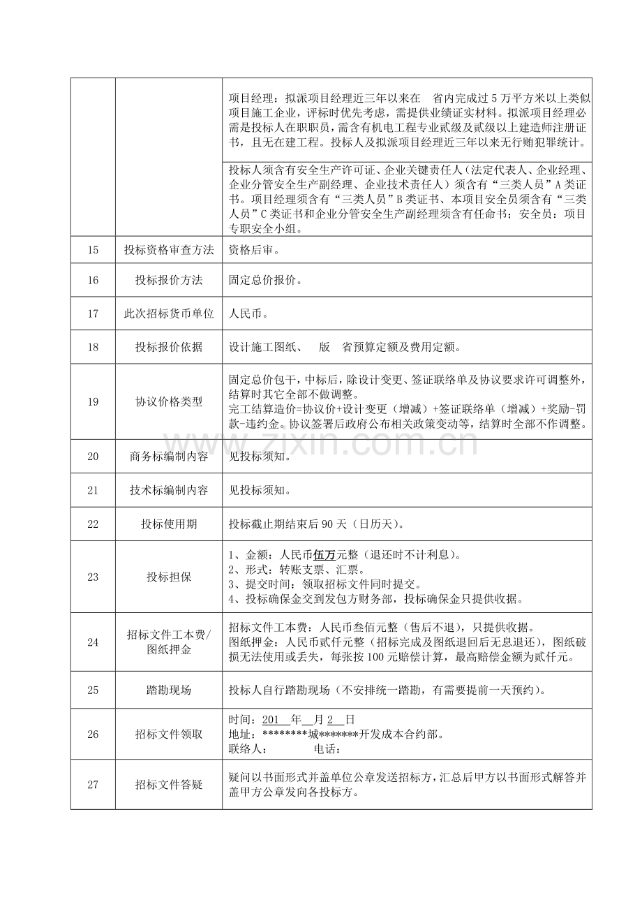 项目建筑智能化工程施工招标文件模板.doc_第3页