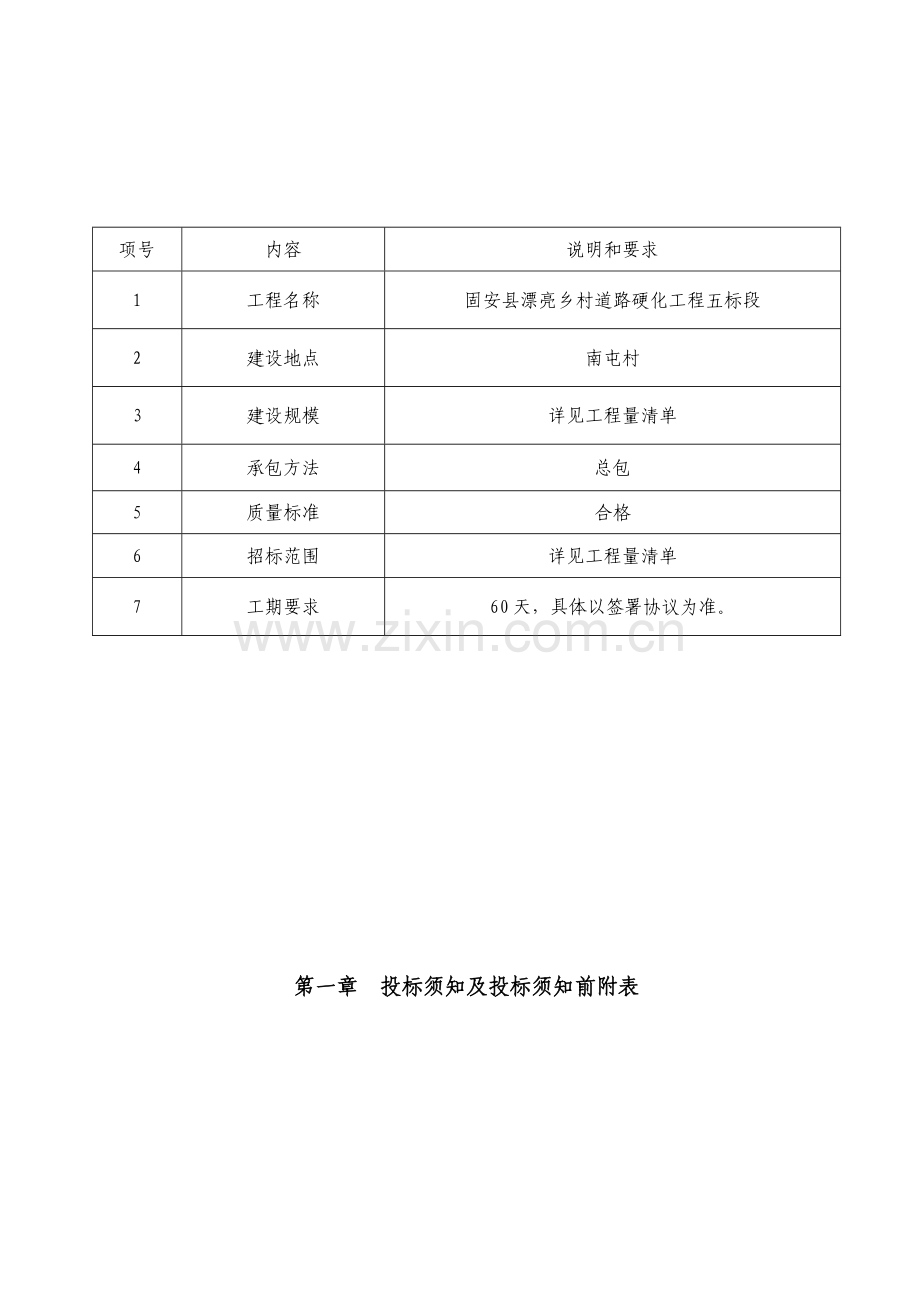 美丽乡村道路硬化工程招标文件模板.doc_第2页